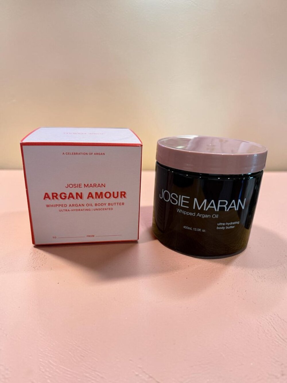 Josie Maran "Argan Amour" Whipped Argan Oil Body Butter (UNSCENTED) - NEW